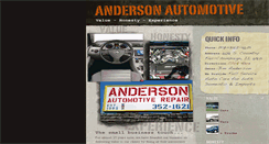Desktop Screenshot of andersonautomotiverepair.com
